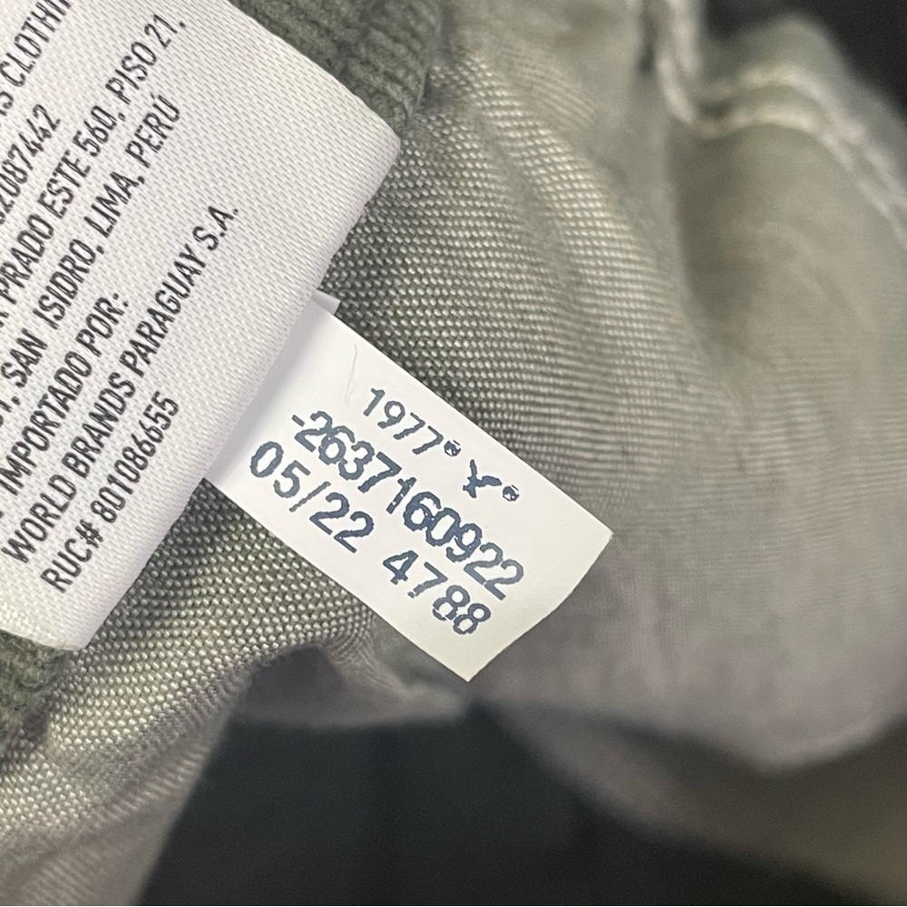 American Eagle Outfitters Corduroy Pants Womens Sz 4 Regular Green 90s Straight - Picture 11 of 12